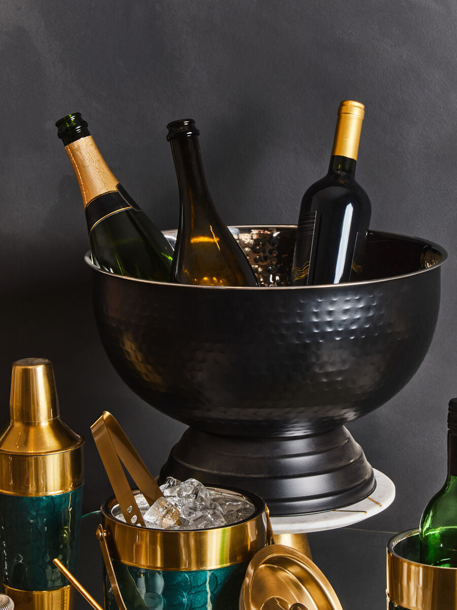 Black Finish Champagne Bowl
