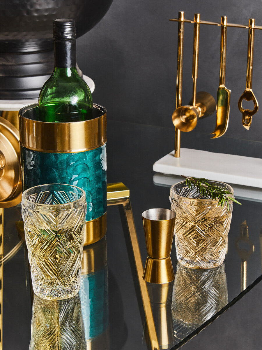 Carolina Green Enamel Wine Cooler