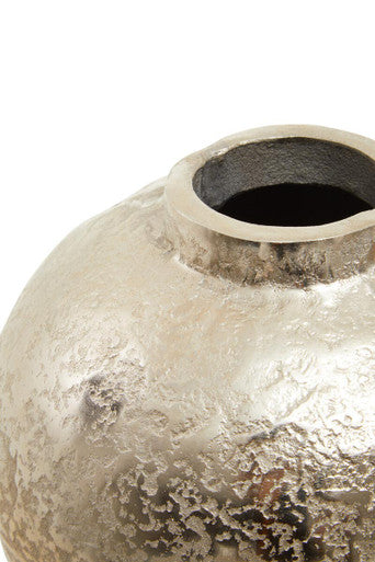Small Ombre Silver and Gold Finish Vase