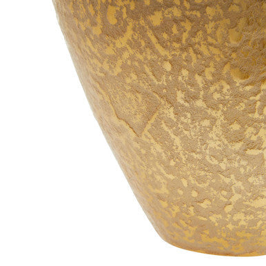 Small Ombre Silver and Gold Finish Vase