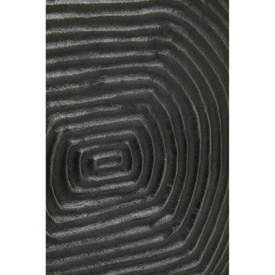 Large Grey Aluminium Vase