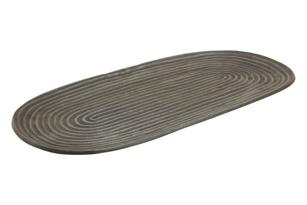 Small Grey Oval Dish