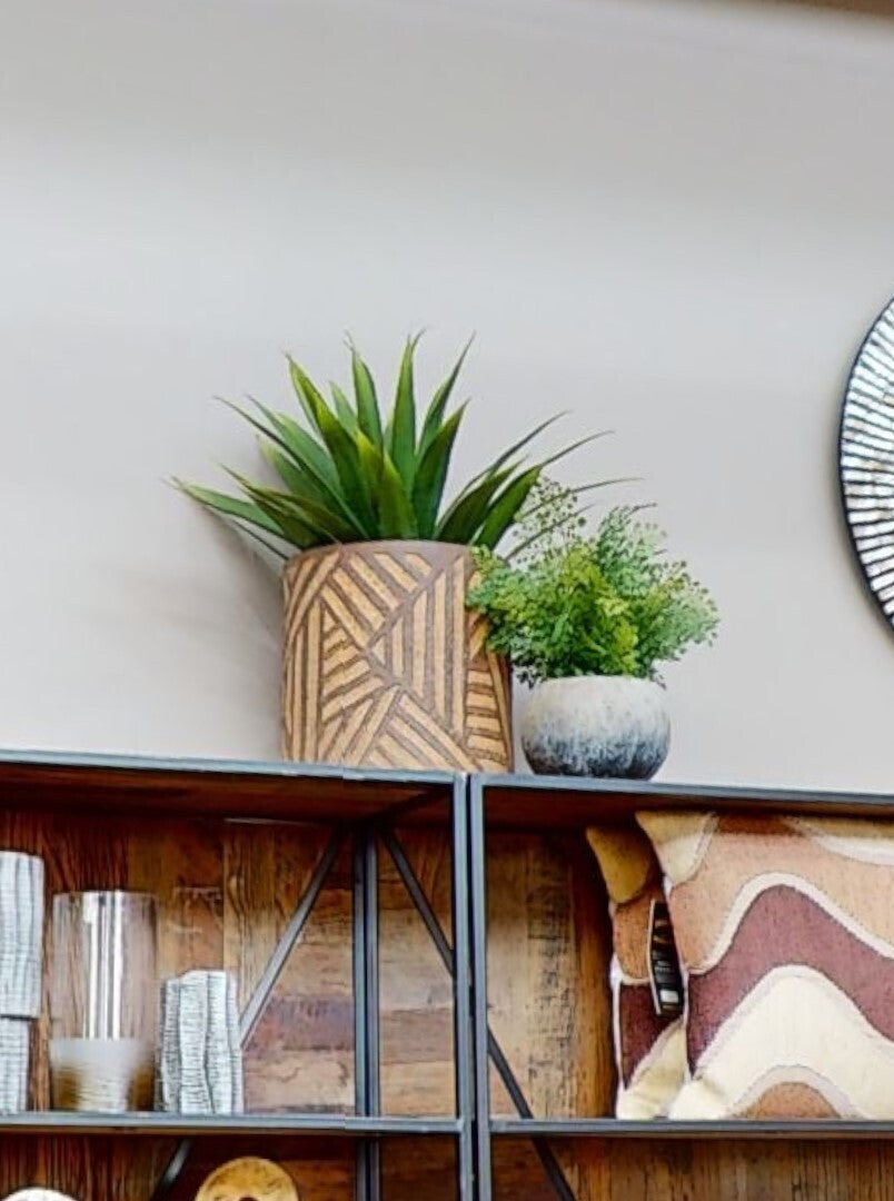 Brown Textured Planter