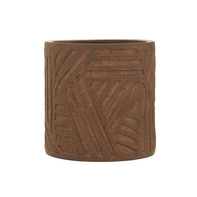 Brown Textured Planter