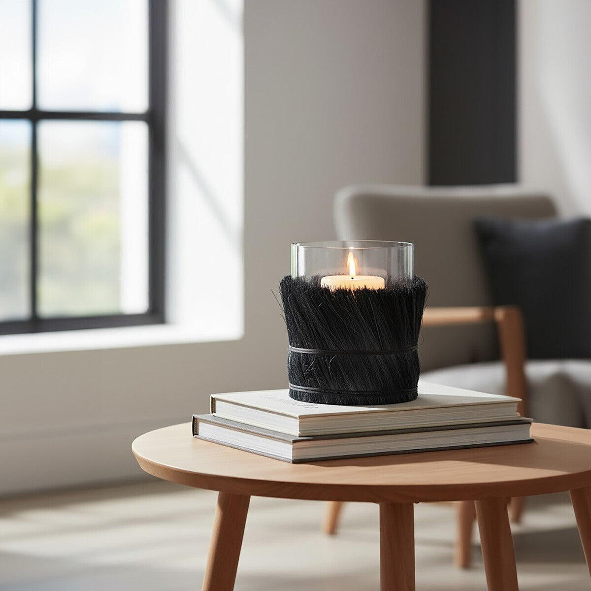 Black Large Candle Holder
