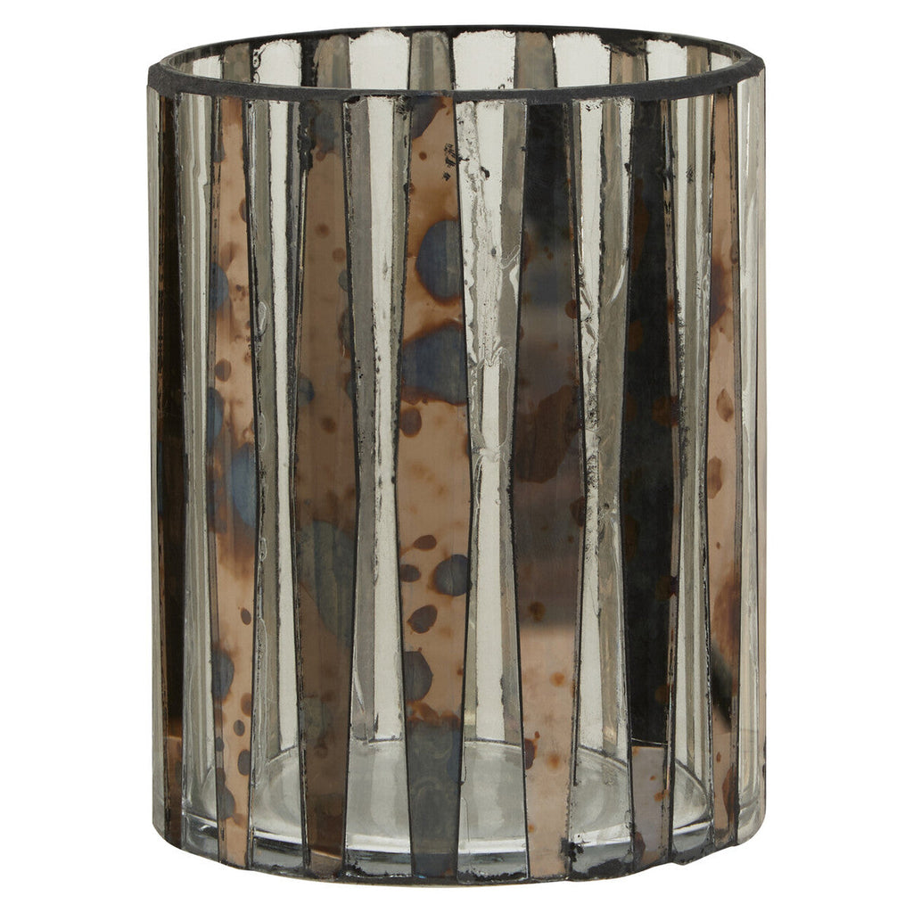 Smoked Antique Finish Small Candle Holder