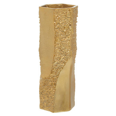 Small Gold Textured Vase