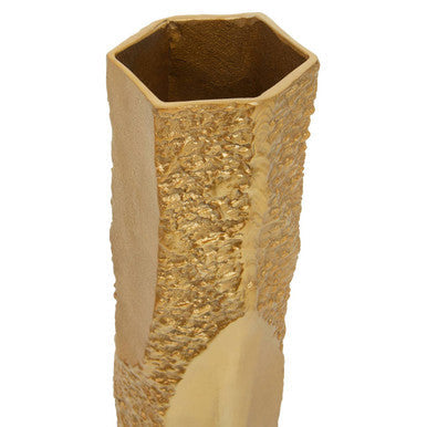 Small Gold Textured Vase