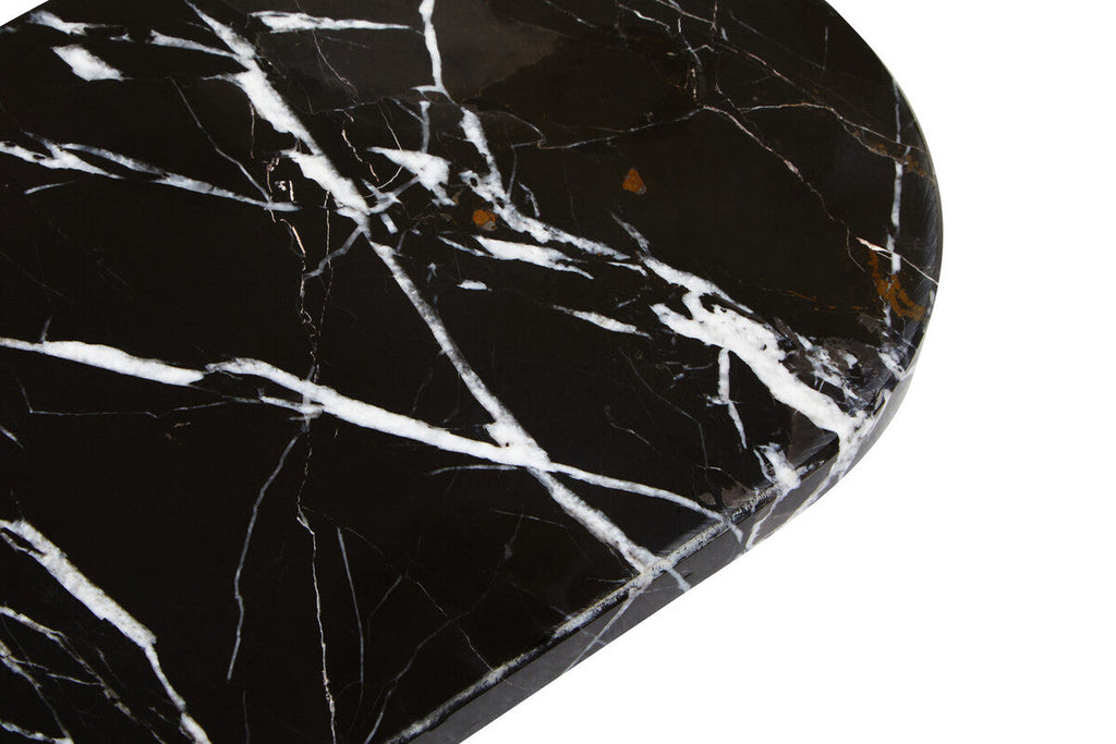 Oval Black Marble Chopping and Serving Board