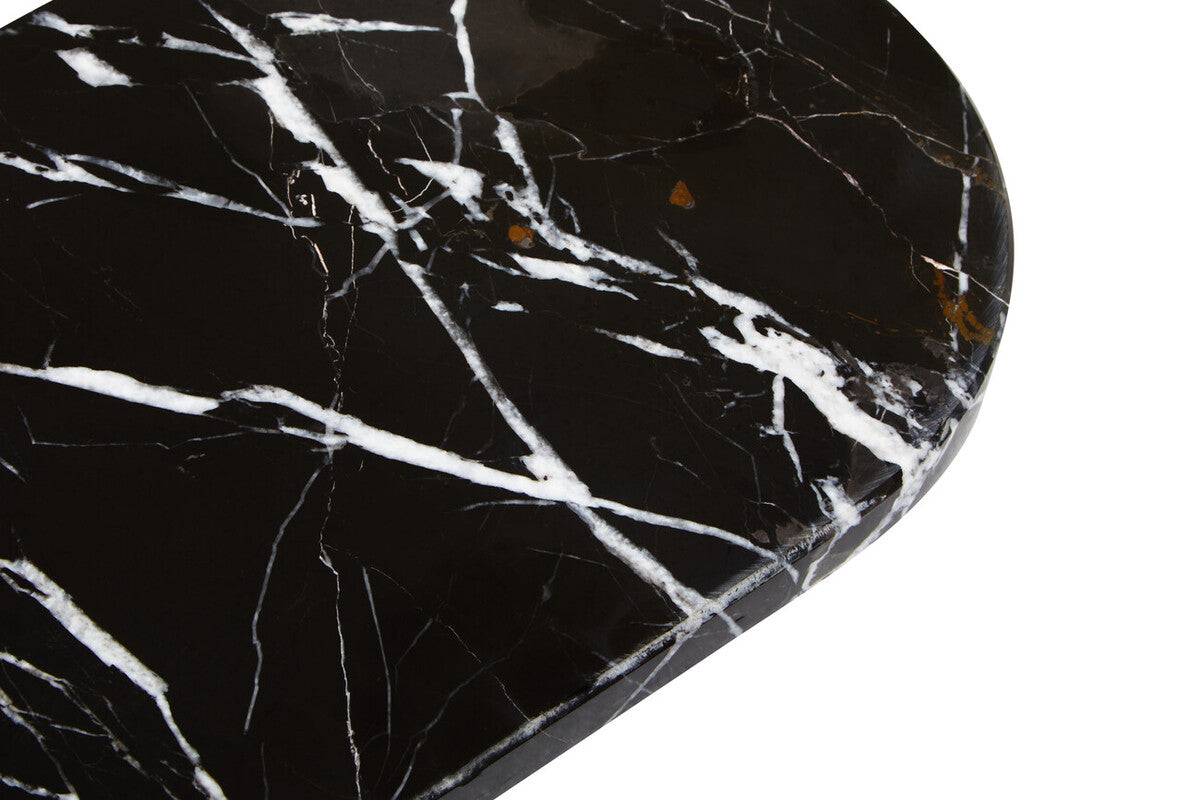 Oval Black Marble Chopping and Serving Board