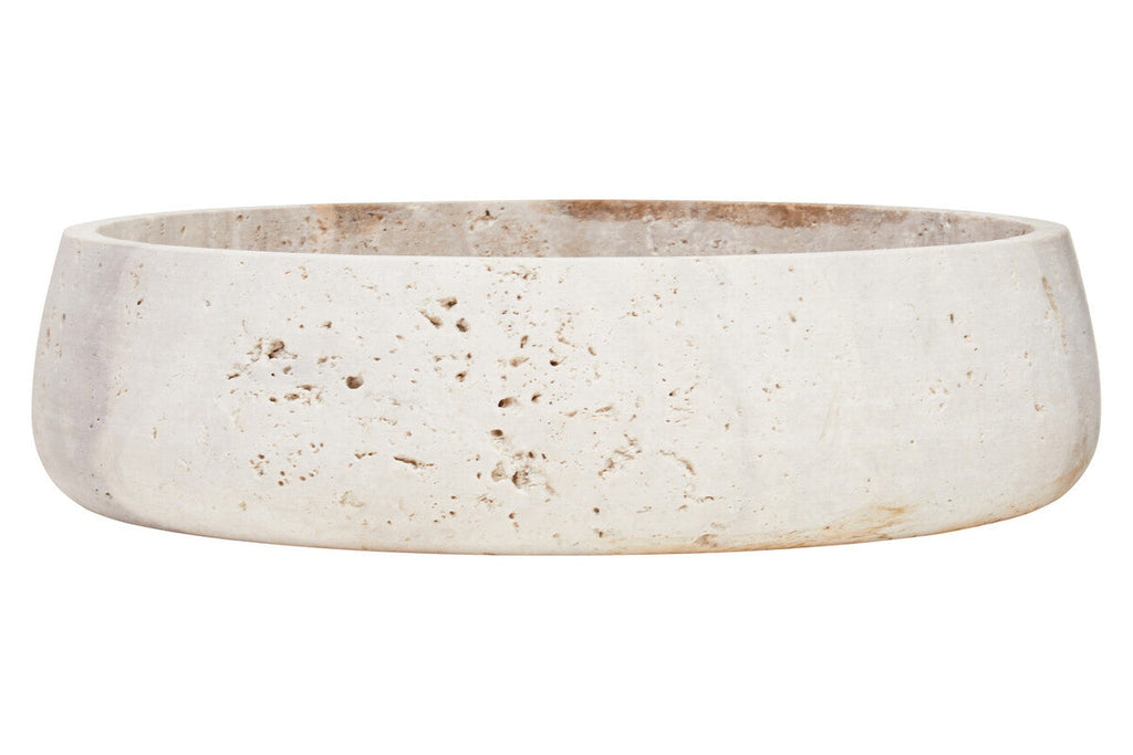 Travertine Catch All Bowl