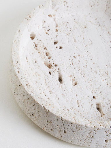 Travertine Catch All Bowl