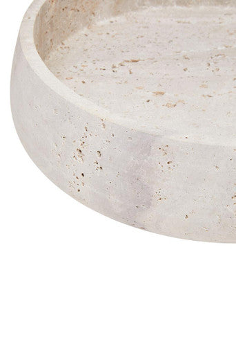 Travertine Catch All Bowl