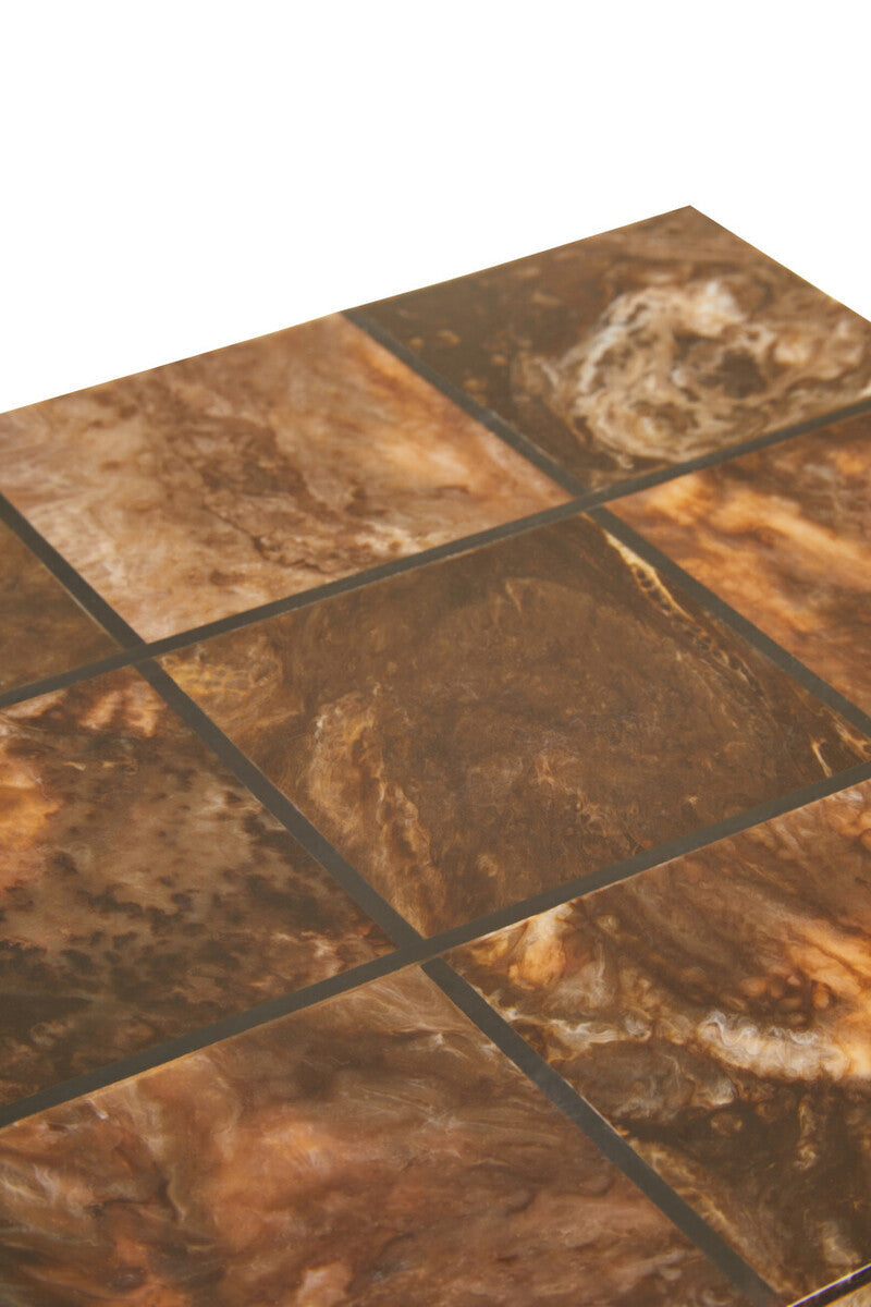 Noughts and Crosses Game in Brown and Black