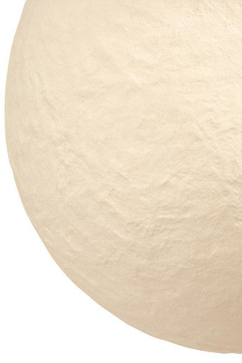 Large Cream Cotton Mache Vase