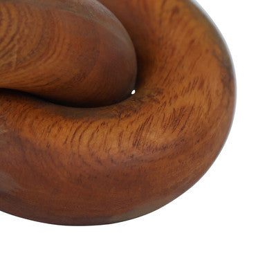 Brown Wood Small Knot Decor