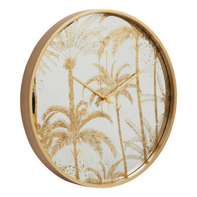 Botanical Wall Clock with Nature Inspired Design