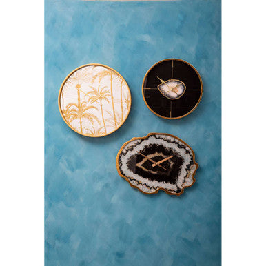 Botanical Wall Clock with Nature Inspired Design