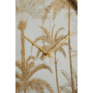 Botanical Wall Clock with Nature Inspired Design