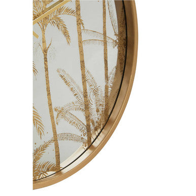 Botanical Wall Clock with Nature Inspired Design