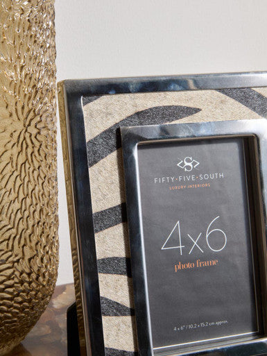 Zebra Design Photo Frame 4 x 6 inch
