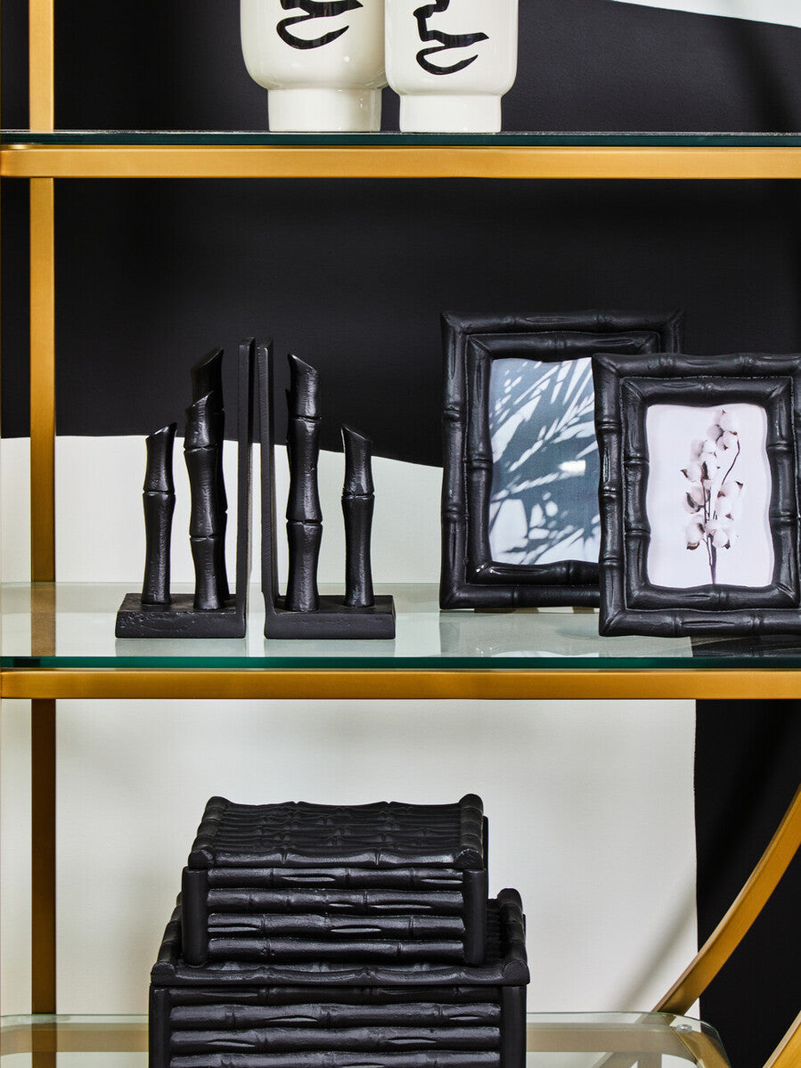 5 x 7 Black Bamboo Effect Photo Frame