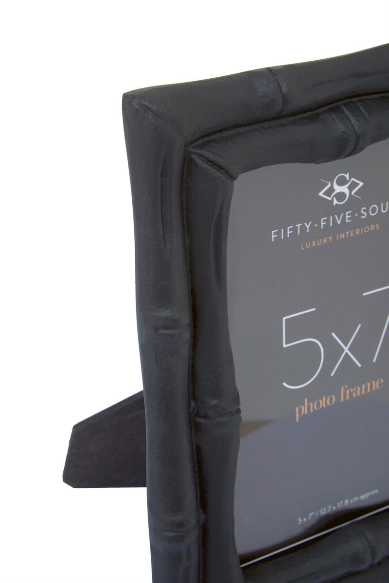 5 x 7 Black Bamboo Effect Photo Frame