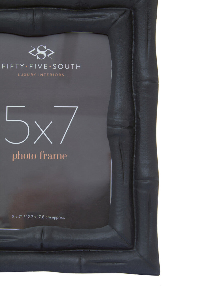 5 x 7 Black Bamboo Effect Photo Frame