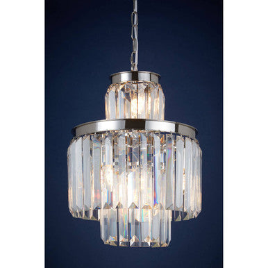 6 Bulb Crystal Glass Pendant Light