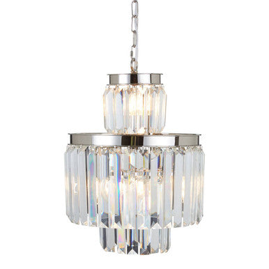 6 Bulb Crystal Glass Pendant Light
