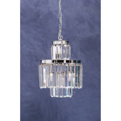 6 Bulb Crystal Glass Pendant Light
