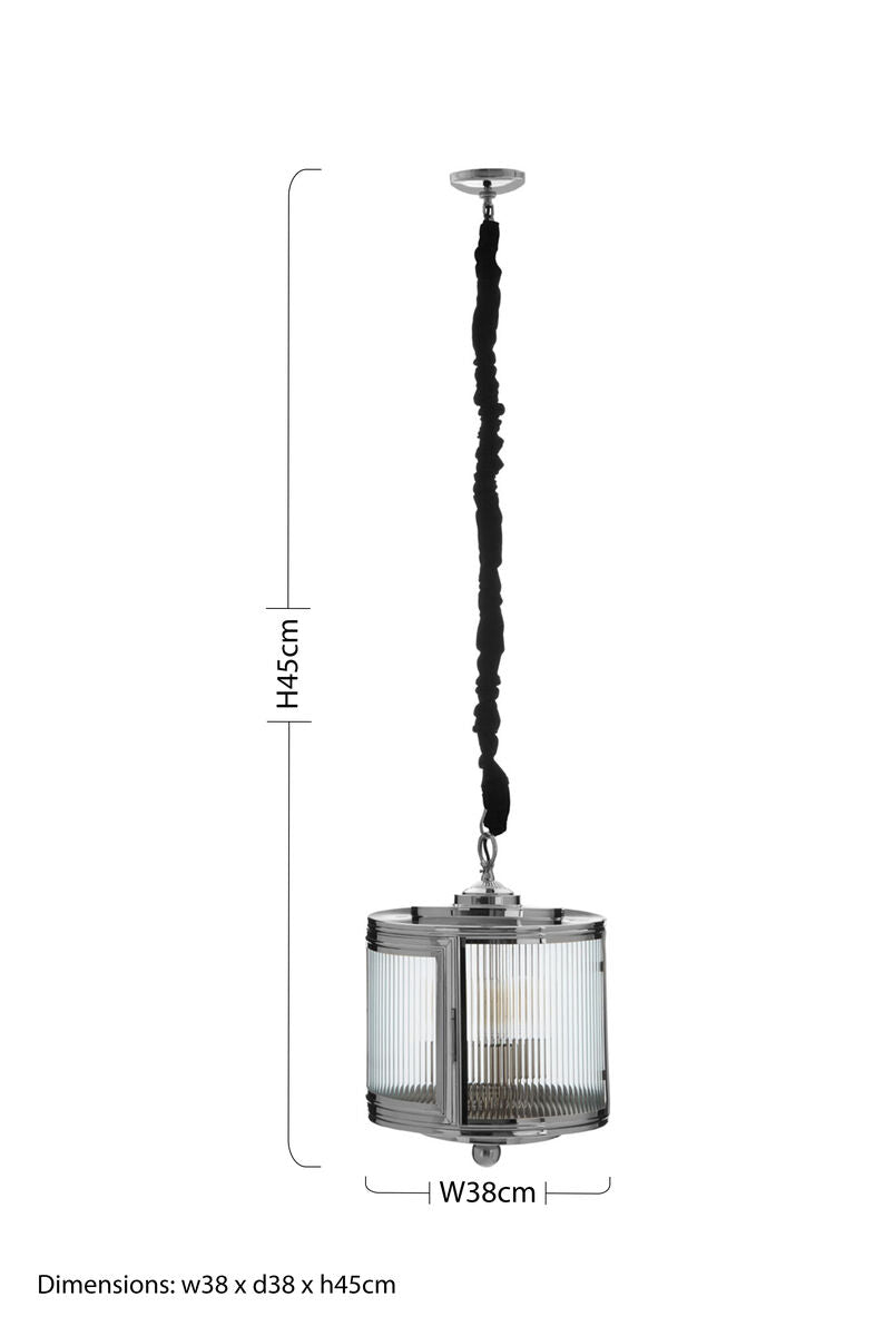 Small Glass Pendant Light