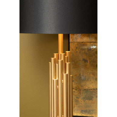 Manor Table Lamp in Black and Gold