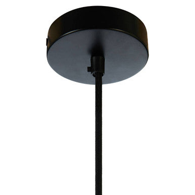 Medium Pendant Light in Black and Copper