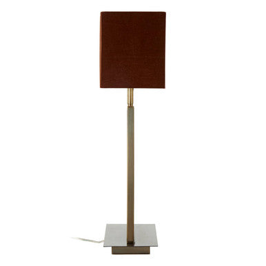 Globule Table Lamp in Gold and Maroon