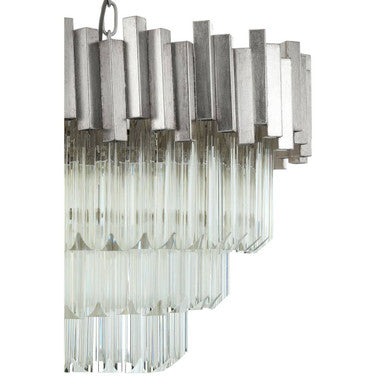 Small Silver Finish Chandelier