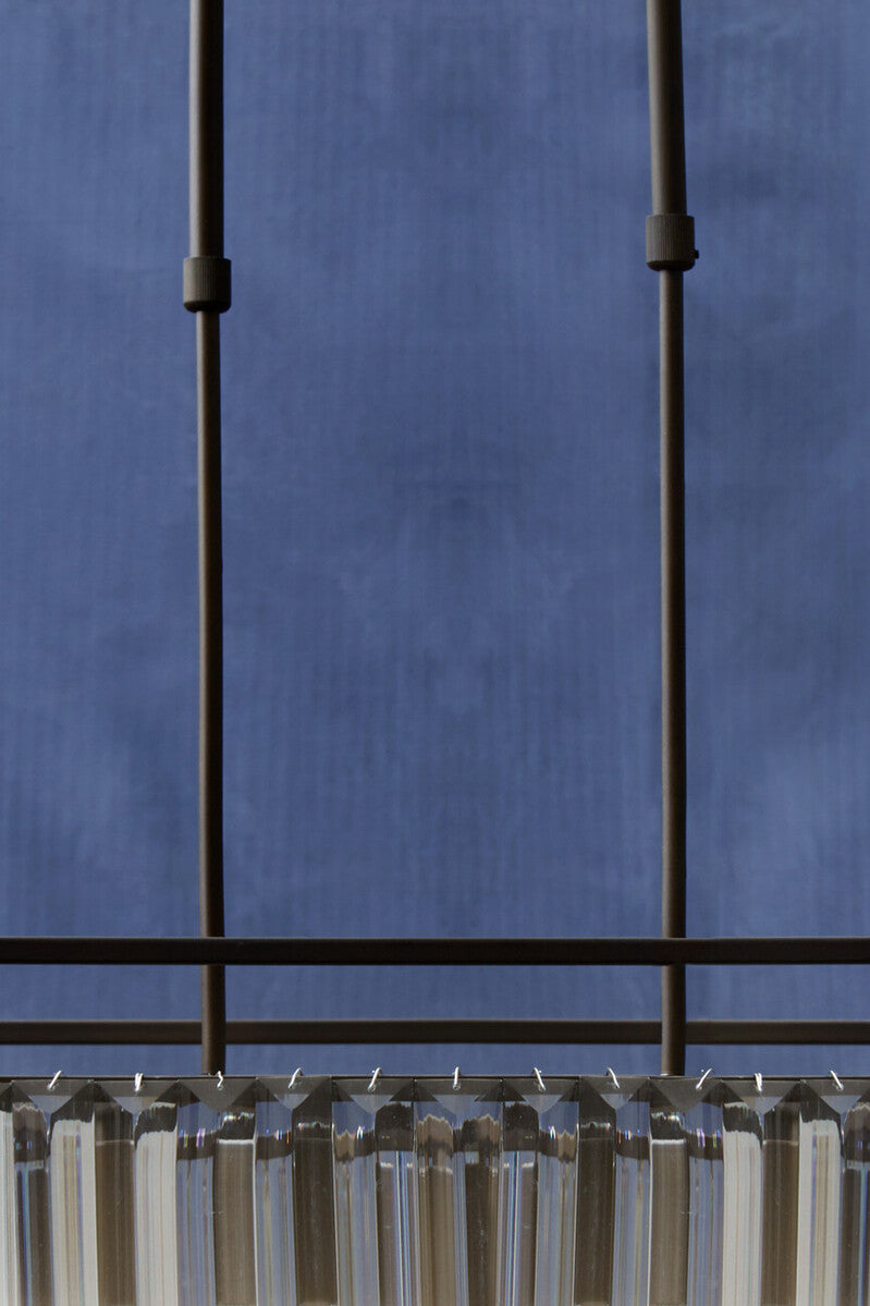 4 Bulb Matte Black Ceiling Light