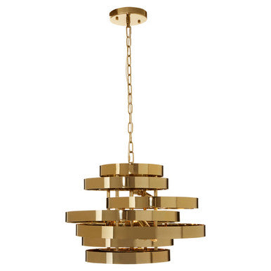 4 Bulb Gold Pendant Light