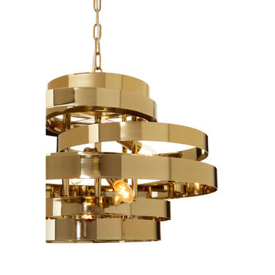 4 Bulb Gold Pendant Light