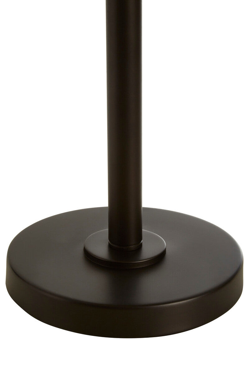 Deco Table Lamp with Geometric Glass Shade