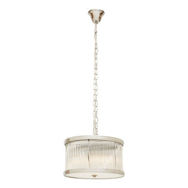 5 Bulb Pendant Light in Chrome and Clear Glass