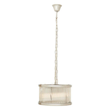 5 Bulb Pendant Light in Chrome and Clear Glass