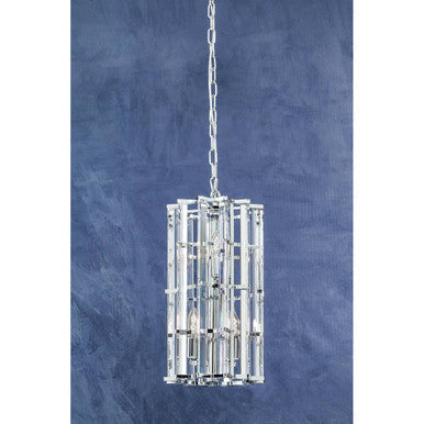 Chrome Finish Small Vertical Light