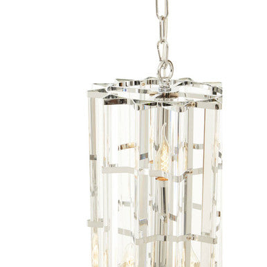 Chrome Finish Small Vertical Light