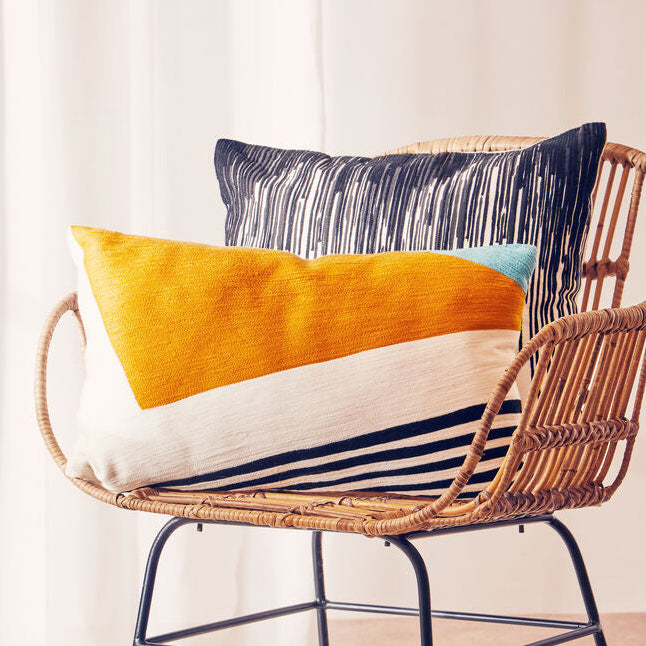 Diagonal Design Cushion