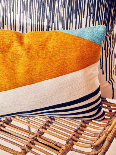 Diagonal Design Cushion