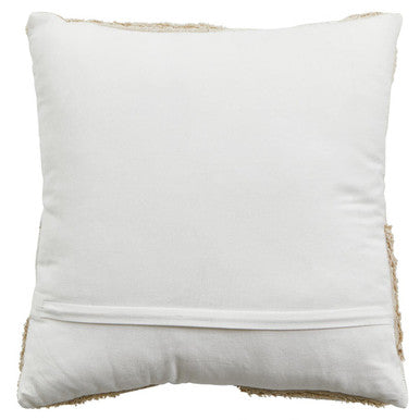 Cream Textured Cushion