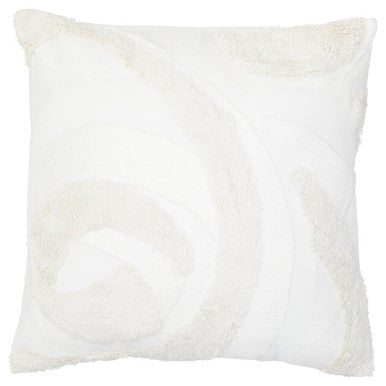 Cream Textured Cushion