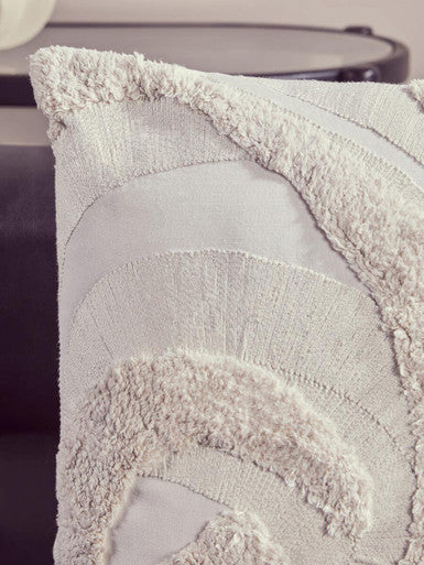 Cream Textured Cushion