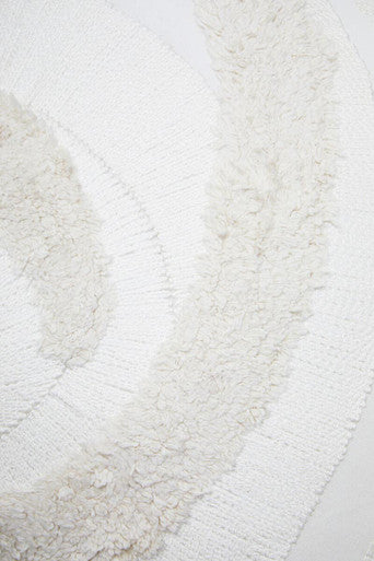 Cream Textured Cushion